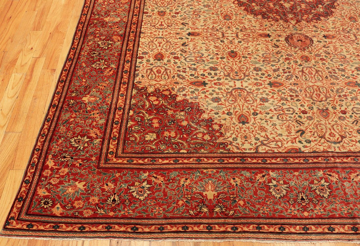 20th Century Nazmiyal Collection Antique Persian Tabriz Carpet. Size: 9 ft 6 in x 11 ft 6 in