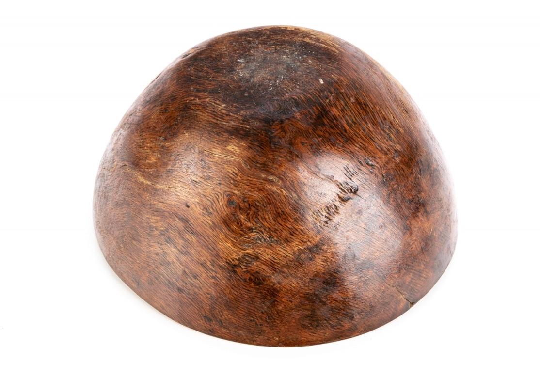 19th Century Fine and Large Antique Burl Wood Bowl