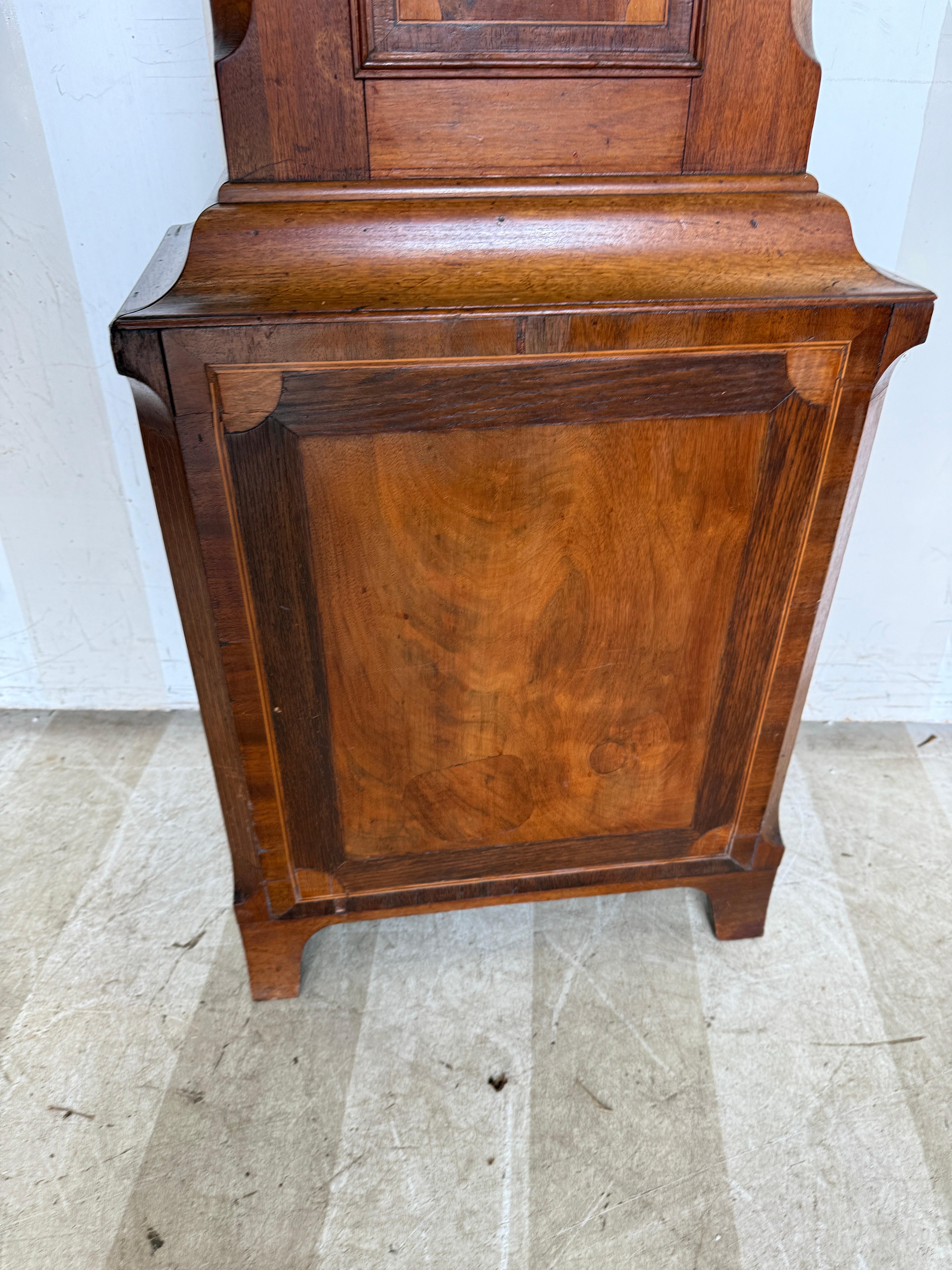 Brass Fine and Rare 18th century Shenandoah Valley clock likely by Davis & Frye For Sale