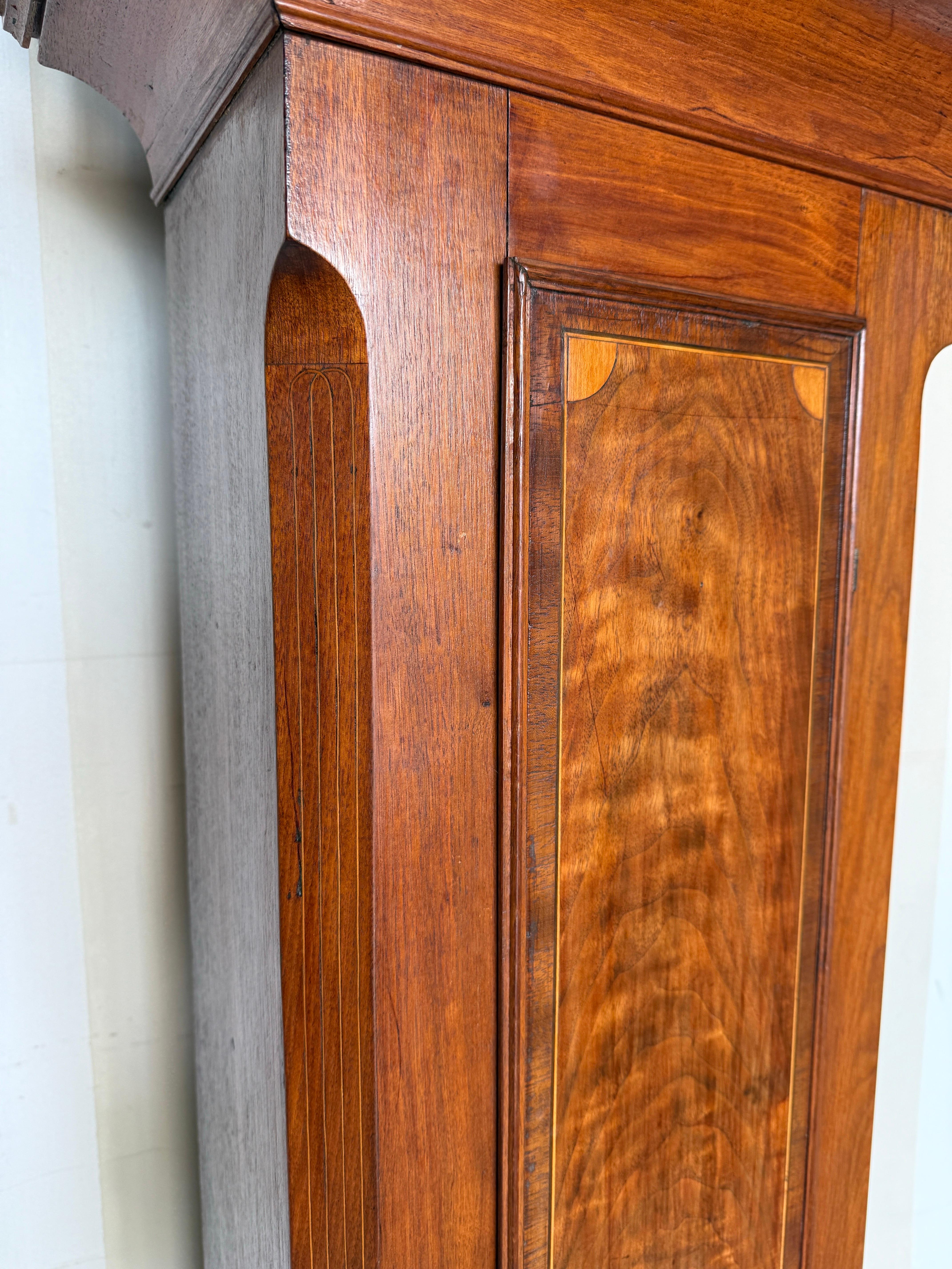Fine and Rare 18th century Shenandoah Valley clock likely by Davis & Frye For Sale 1