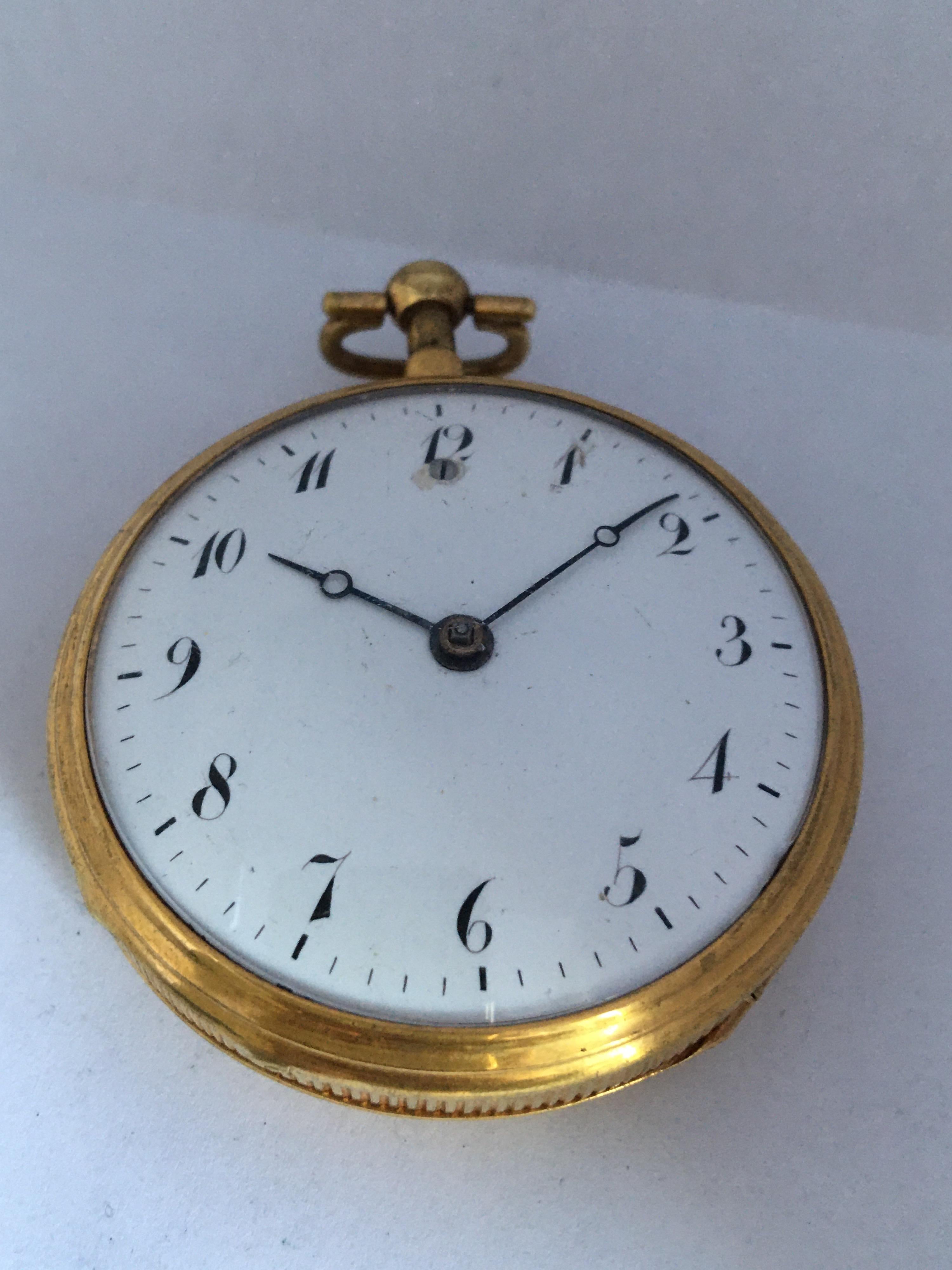 Fine and Rare Antique Gold Quarter Repeater and Musical Pocket Watch For Sale 1