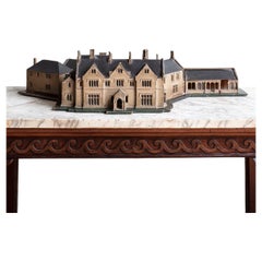 Belle et rare maquette d'architecte d'une maison de campagne de Cotswold, milieu du 19e siècle