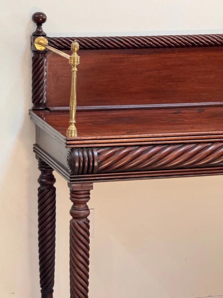 19th Century Fine and rare Irish server, sideboard, Dublin c. 1790-1810. For Sale