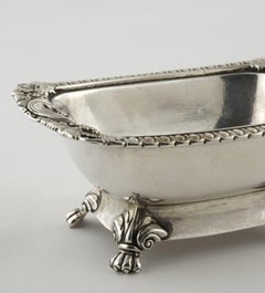 Fine and Rare Pair of Chinese Export Open Silver Salts