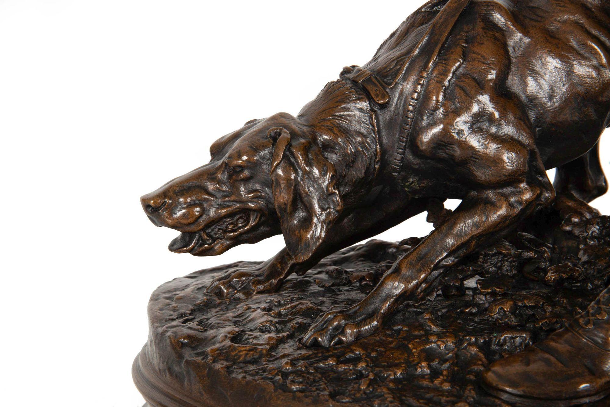 Fina y rara escultura de bronce antiguo 