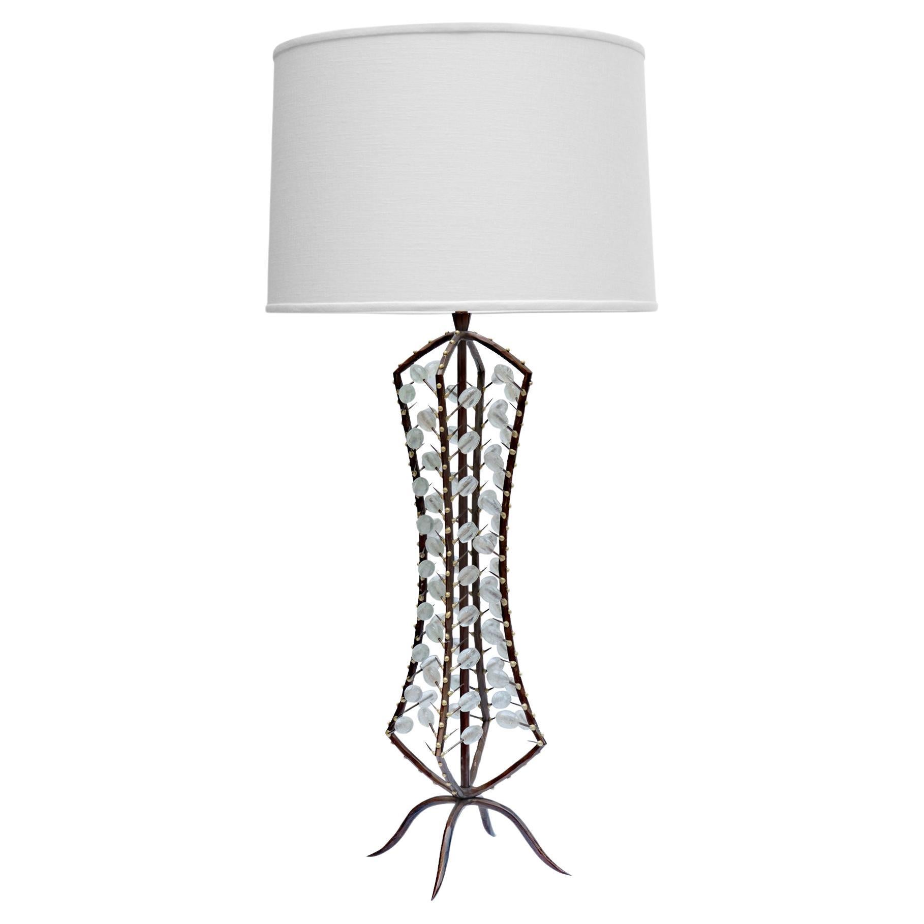 Belle lampe de table André Dubreuil en vente