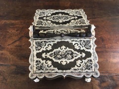 Fine Anglo-Indian Basket-Form Sewing Box, circa 1870