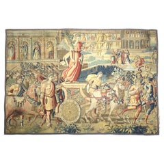 Tapisserie française ancienne du 16ème siècle 7'7" x 11'1"