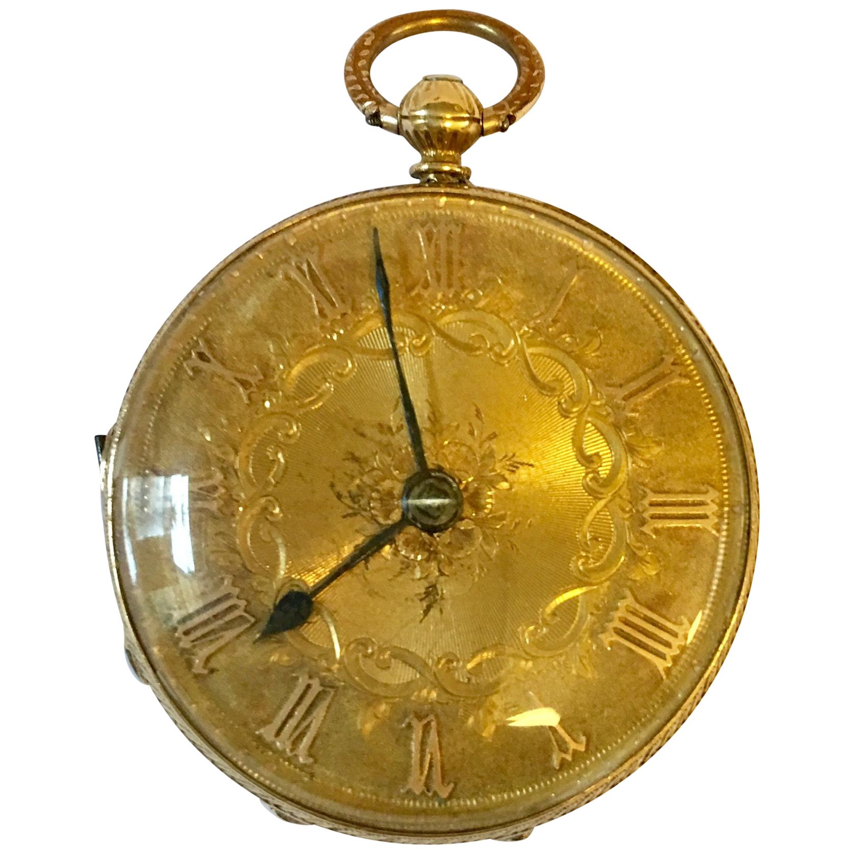Antique Gold Pocket Watches 213 For Sale at 1stdibs