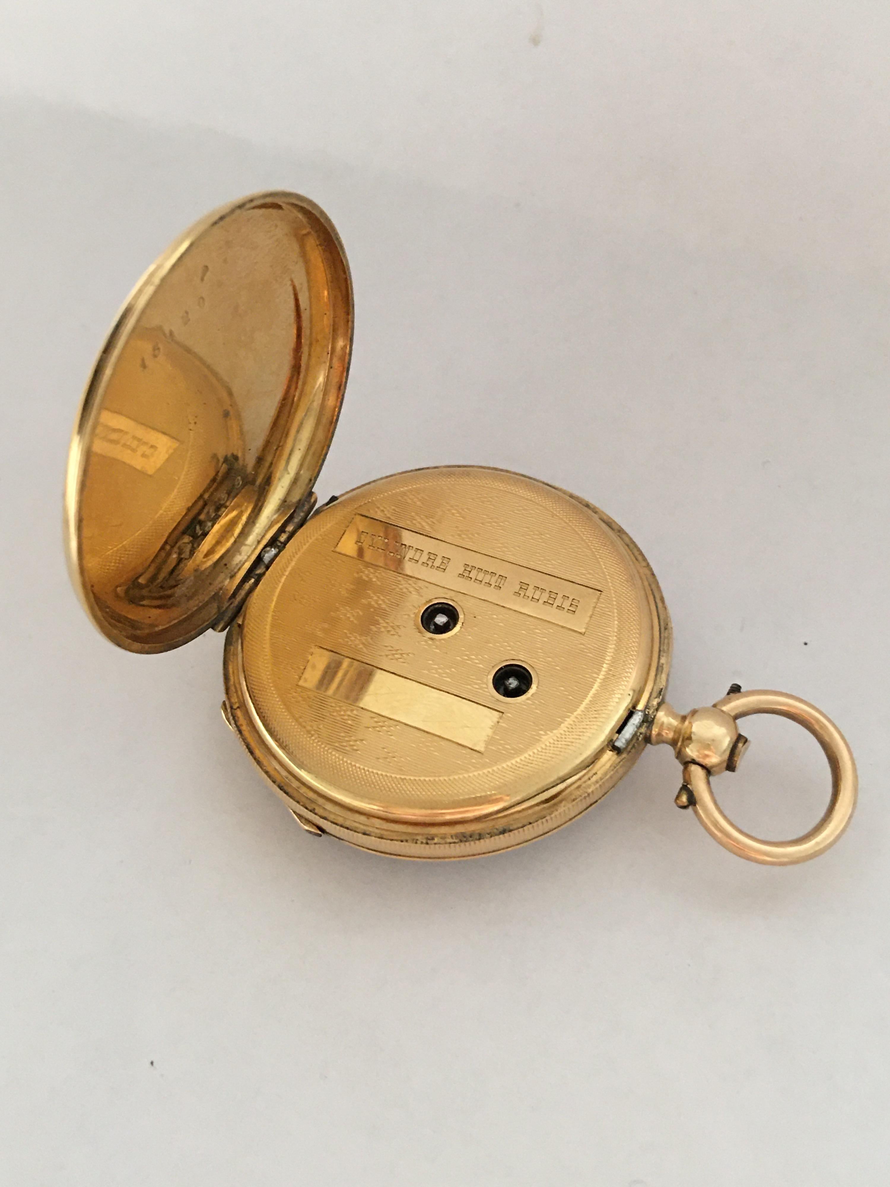 antique gold fob watch