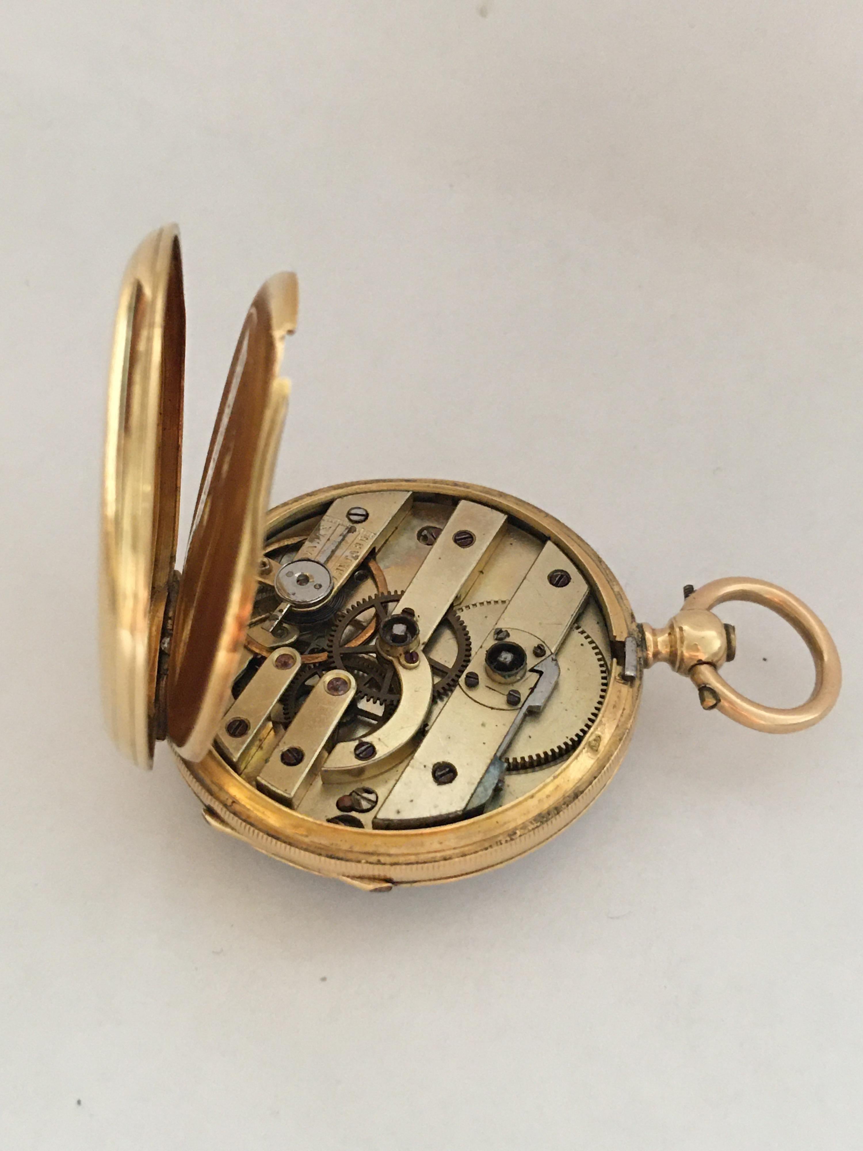 Fine Antique 18 Karat Gold Fob / Pocket Watch 1