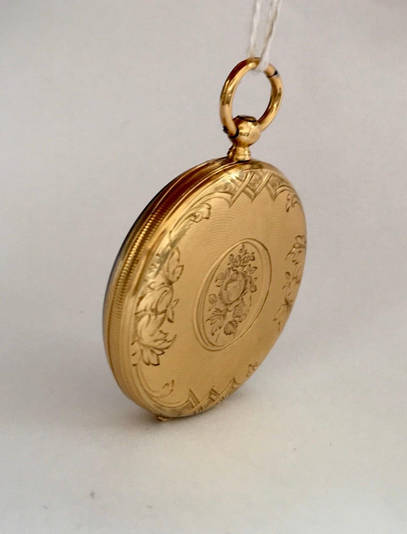 Fine Antique 18 Karat Gold Pocket / Fob Watch 12