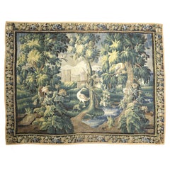 Fine Antique 18th Century French Verdure Tapestry 8’6” x 11’2”