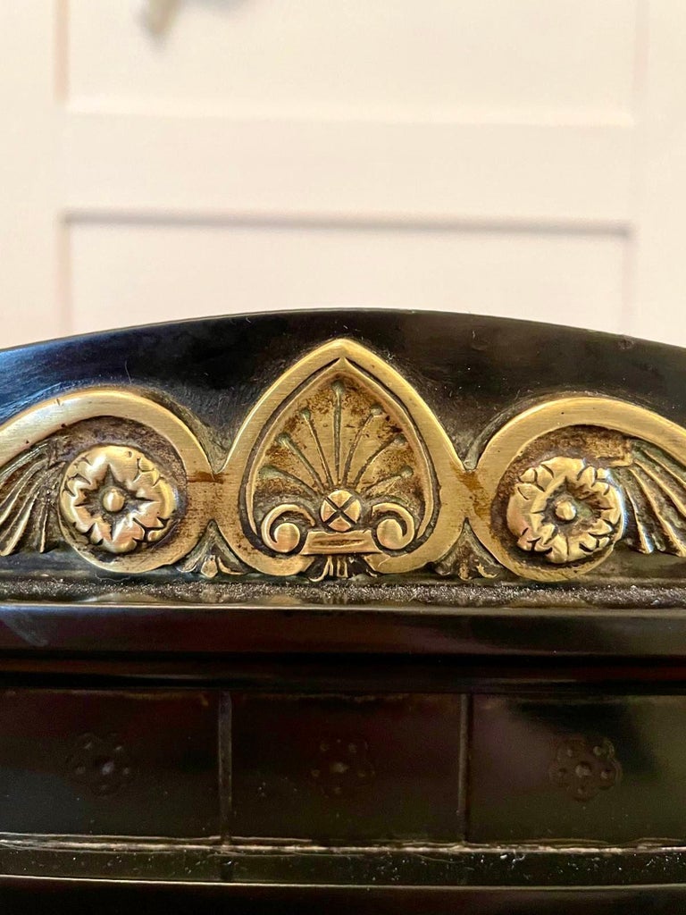 Fine Antique 19th Century Marble Mantel Clock For Sale at 1stDibs