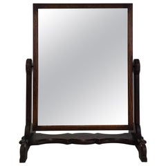 Fine Antique 20th Century Arts and Crafts Style Oak Dressing Mirror
