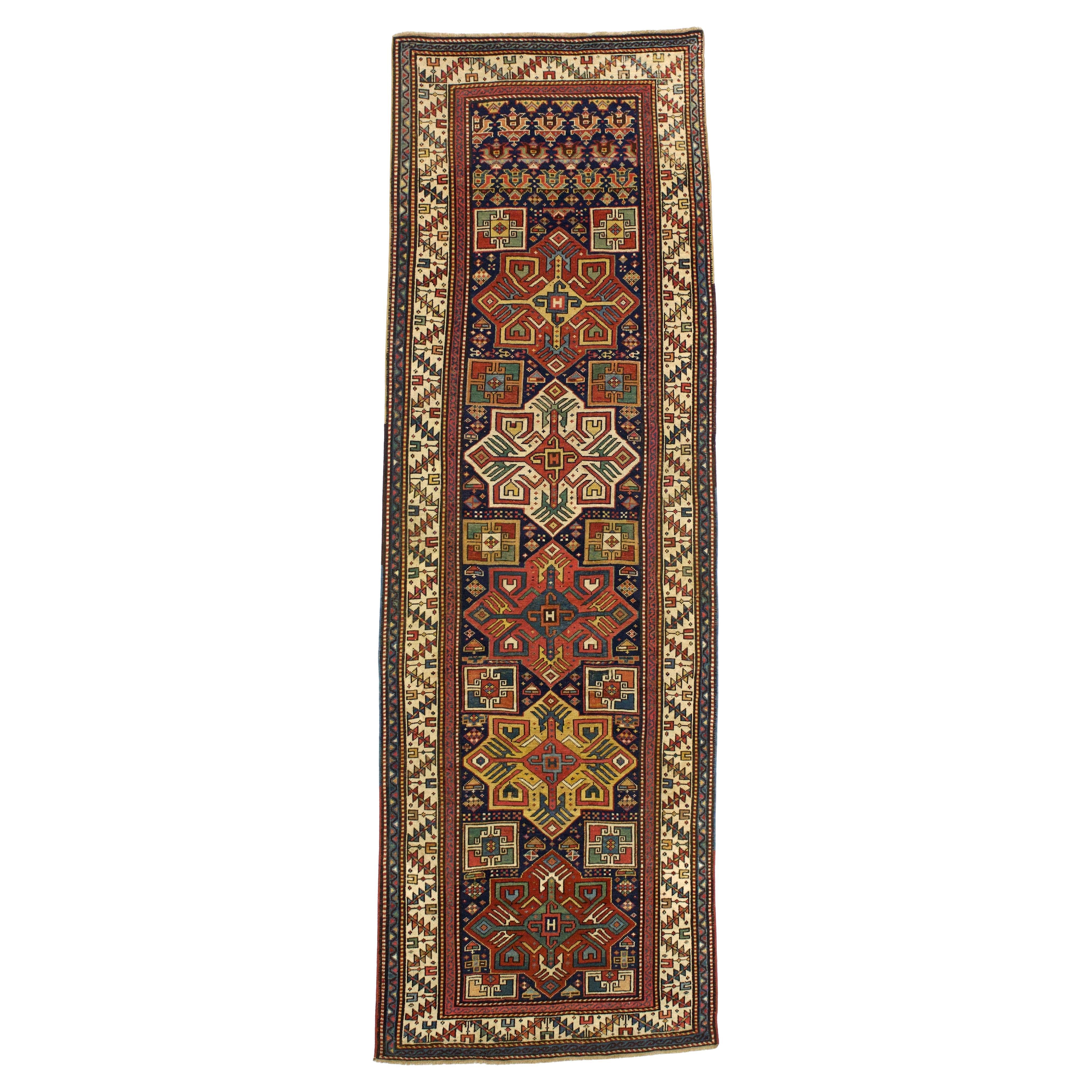 Fine Antique Akstafa Rug 3’7” x 11’6”
