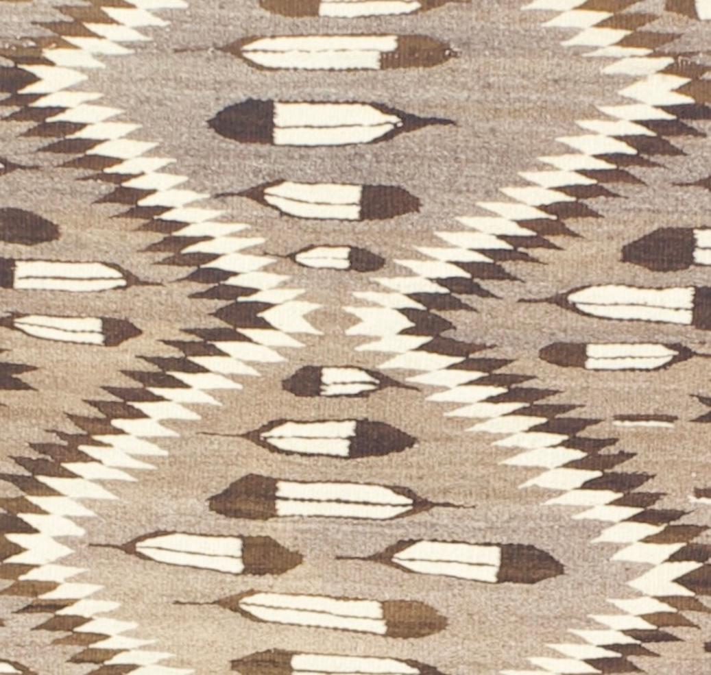 Fine Antique American Indian Navajo Rug 3’5” x 4’3