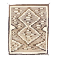 Fine Antique American Indian Navajo Rug 3’5” x 4’3"