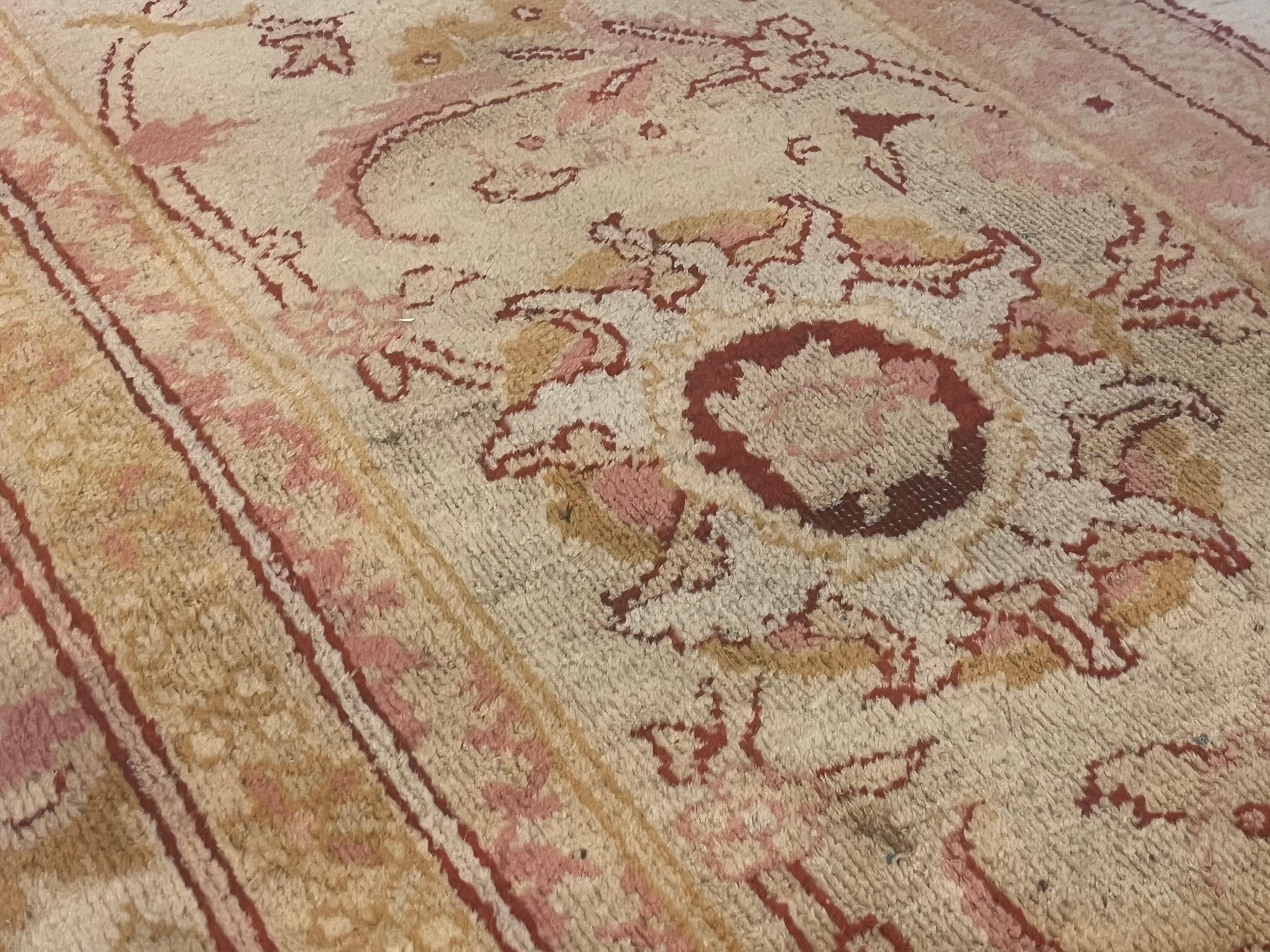 Alfombra antigua de lana Amritsar 9'0