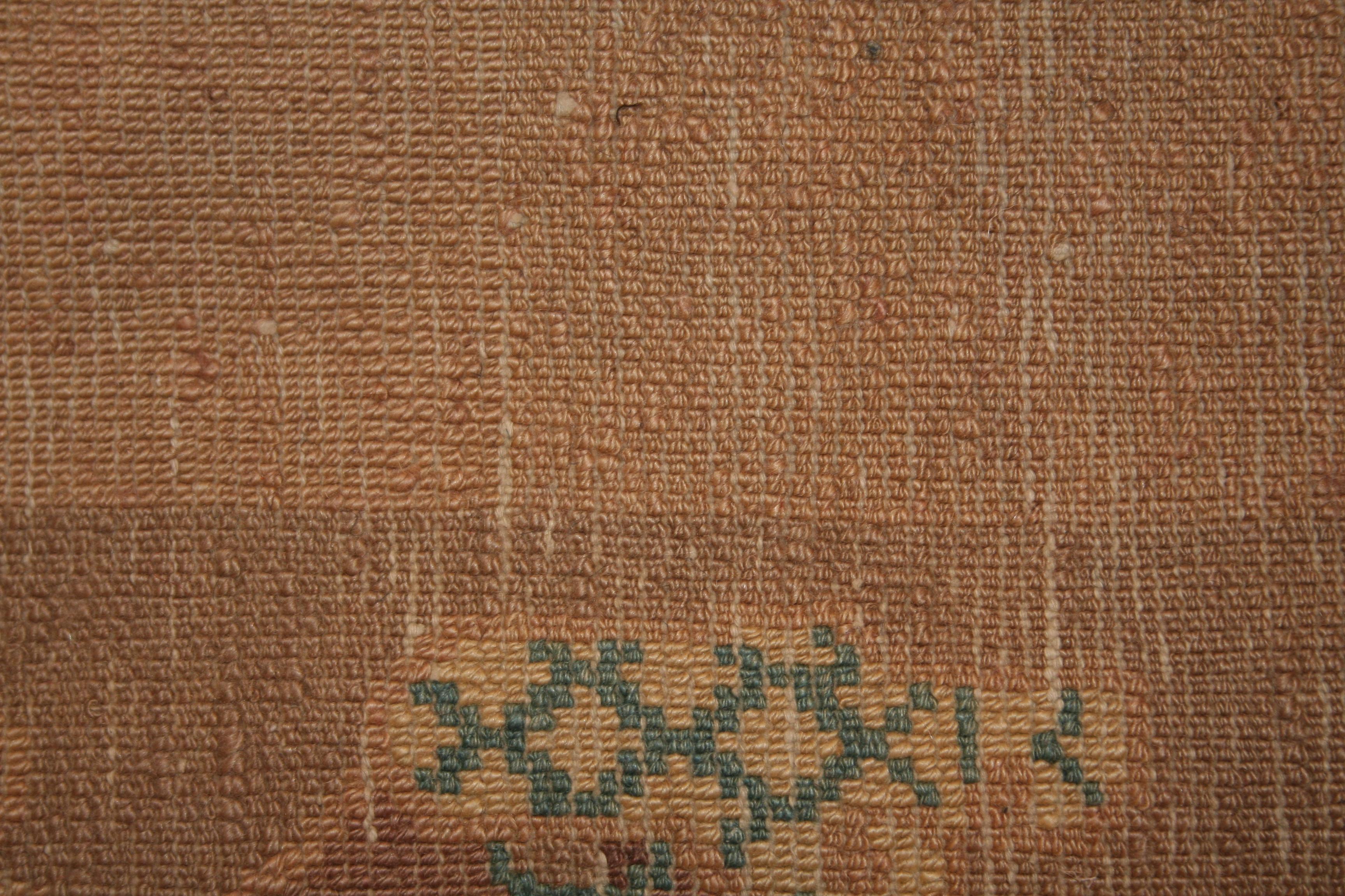 Antiker, antiker, chinesischer Jugendstil-Teppich mit pastellfarbenen Farben (20. Jahrhundert) im Angebot