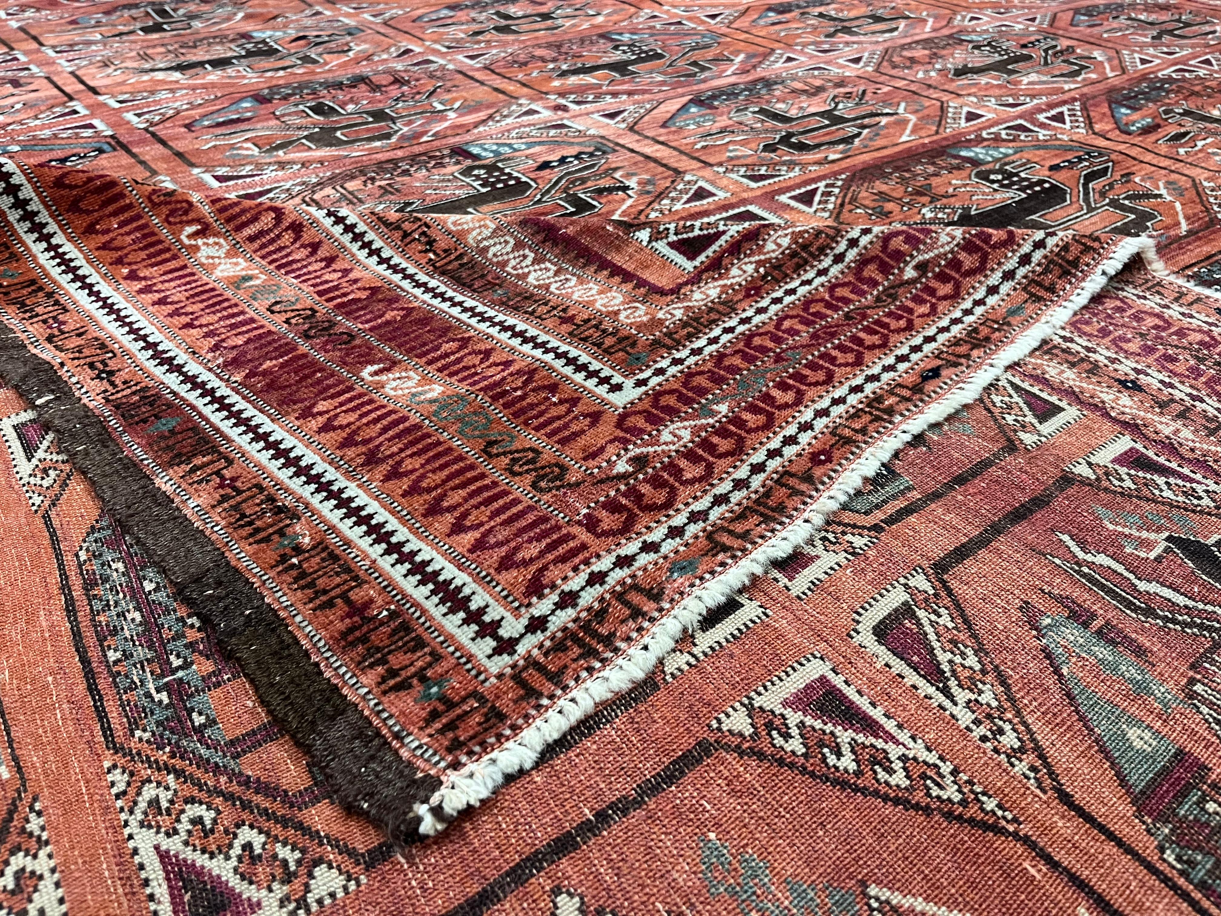 XIX secolo Tappeto Beshir antico 9'5