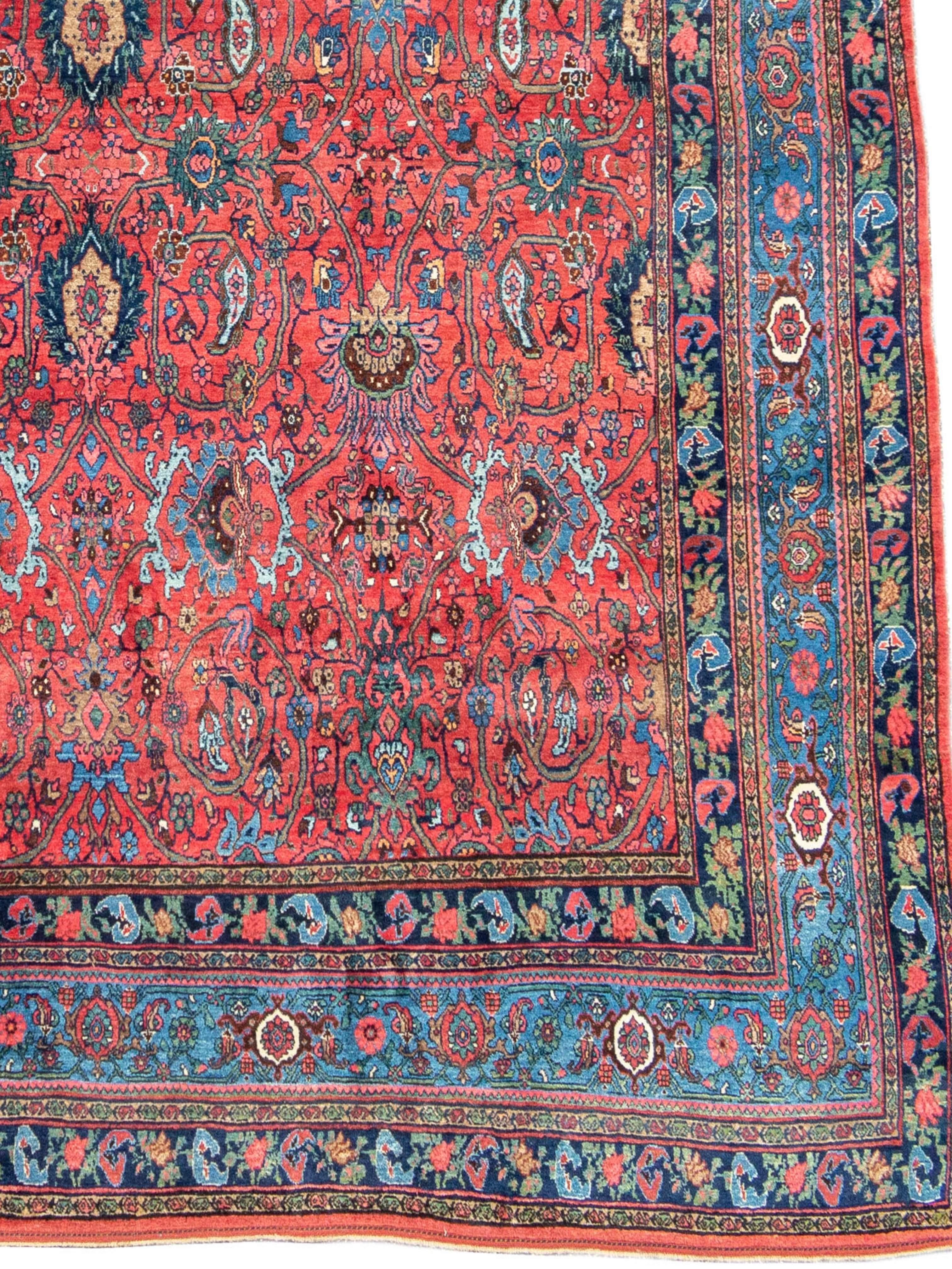 Tappeto Bidjar antico di Persia, formato oversize, 1900 ca. In condizioni ottime in vendita a San Francisco, CA