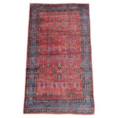 Fina alfombra antigua bidjar de Persia, formato sobredimensionado, c. 1900