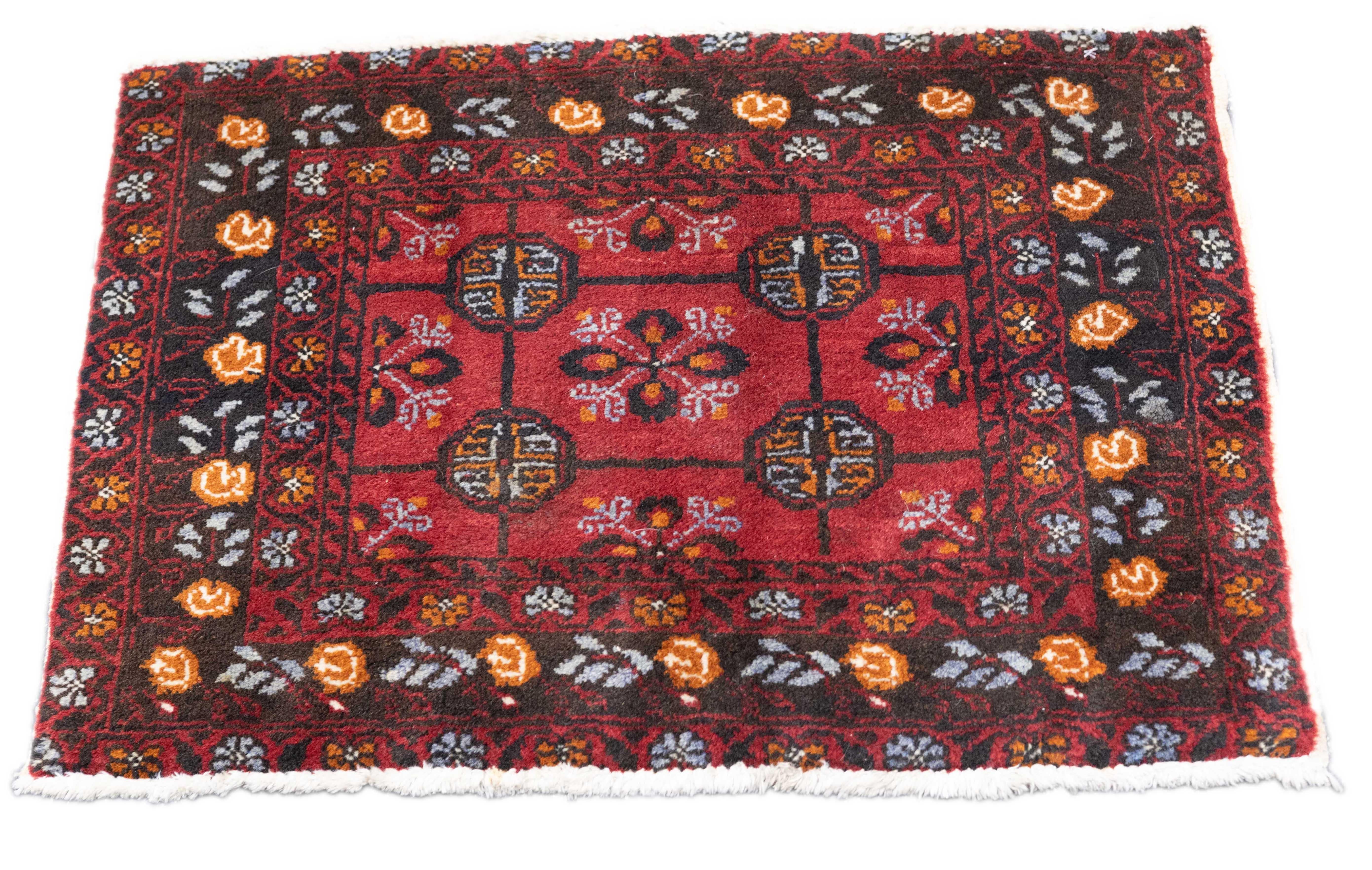 Fine Antique Bokhara Wool Rug 1'9'' x 2'5'' For Sale 1