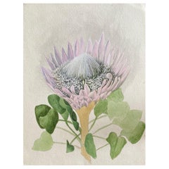 Antikes britisches Botanisches Aquarellgemälde, um 1900, wunderschön