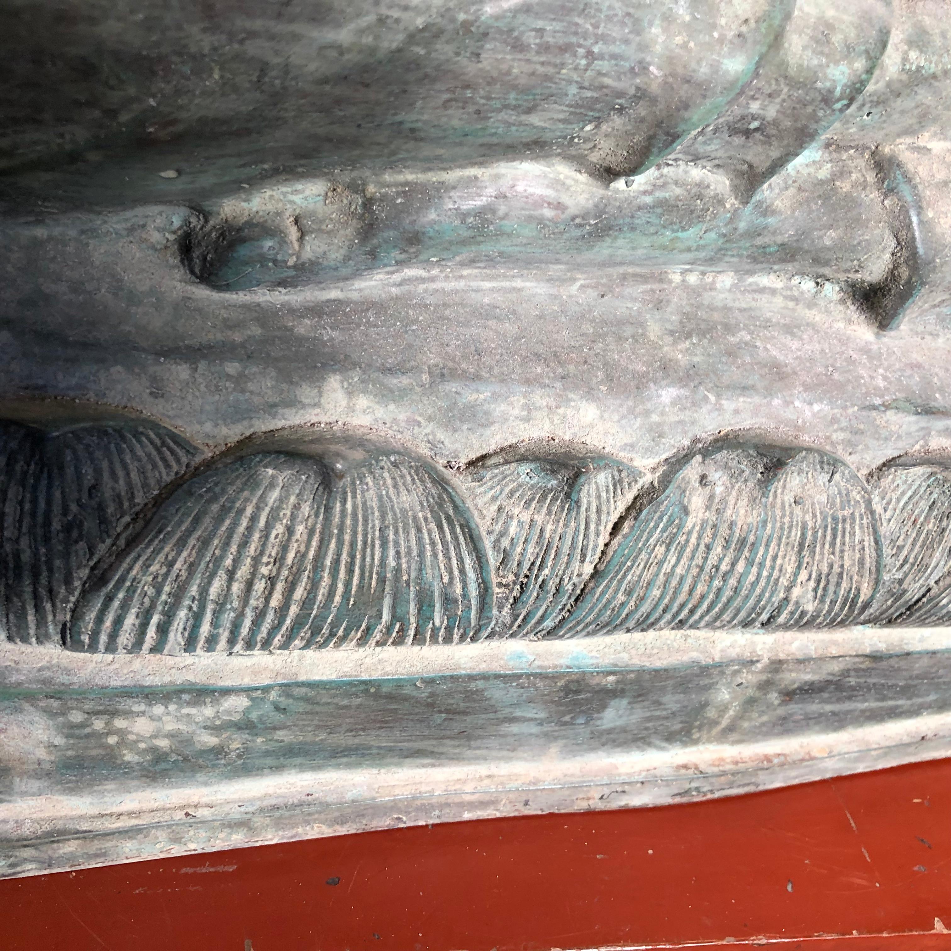 Fine Antique Bronze Meditation Buddha, Dhyana Mudra, 19th Century 6