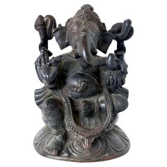 Fine Antique Bronze Statue of Ganesh from Sir Lanka