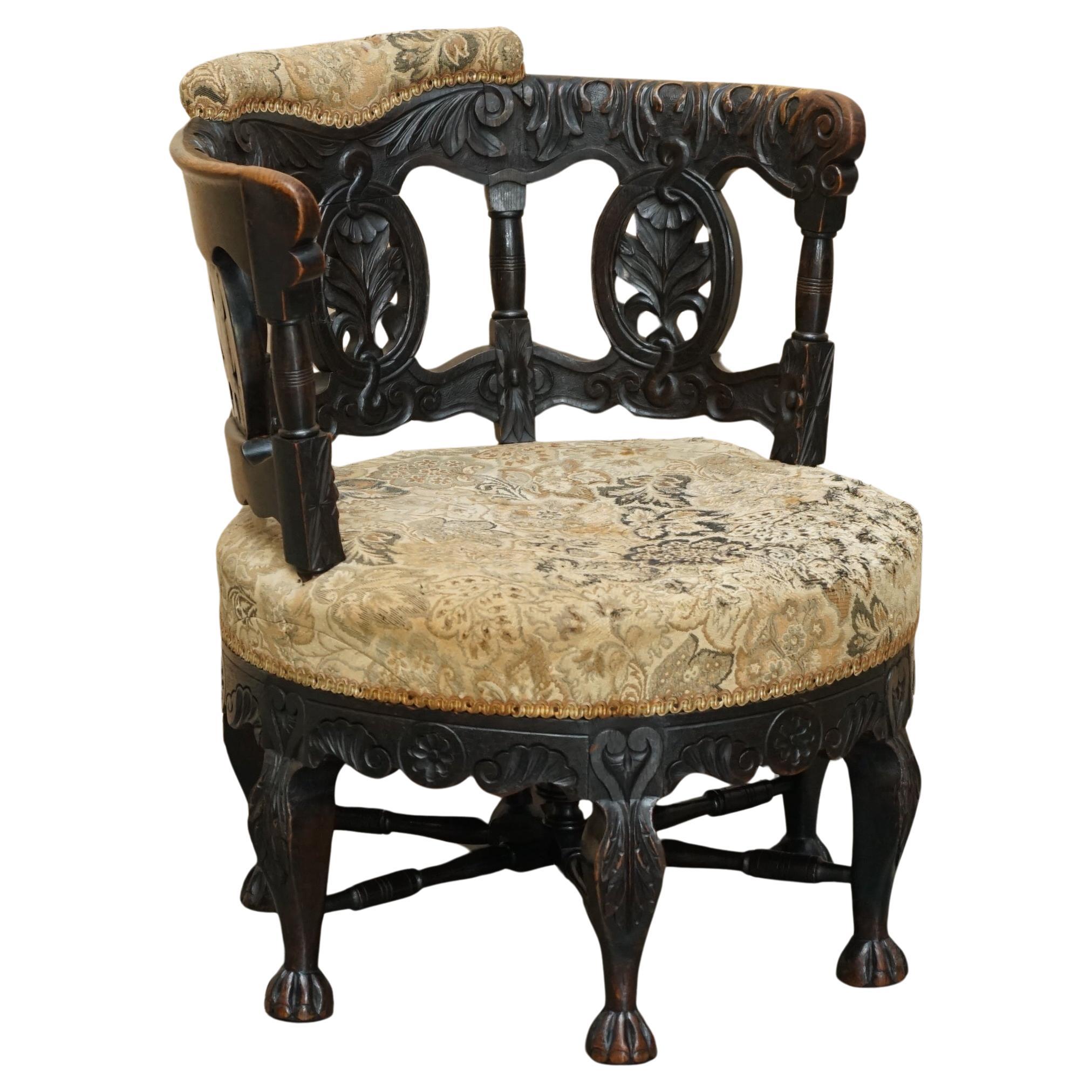 Royal House Antiques

Royal House Antiques is delighted to offer for sale highly decorative and exquisitely made Antique Victorian circa 1870 Burgermeister chair based on a 17th Jacobean design

Please note the delivery fee listed is just a guide,