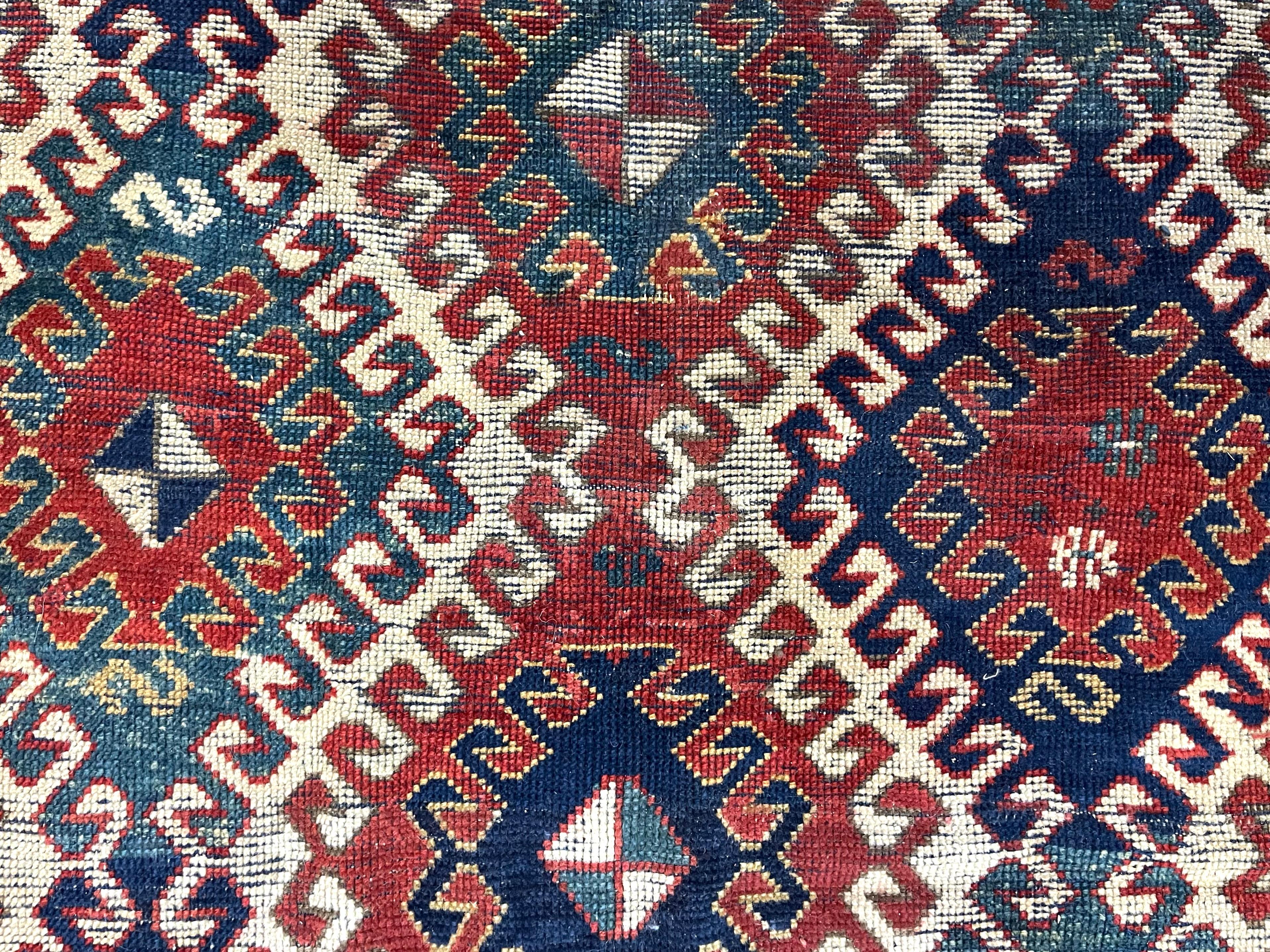 19th Century Fine Antique Caucasian Borchelou Kazak Rug 6’0