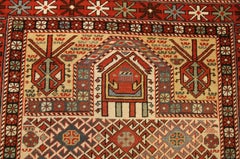 Tappeto caucasico Daghestan Beige e Crema