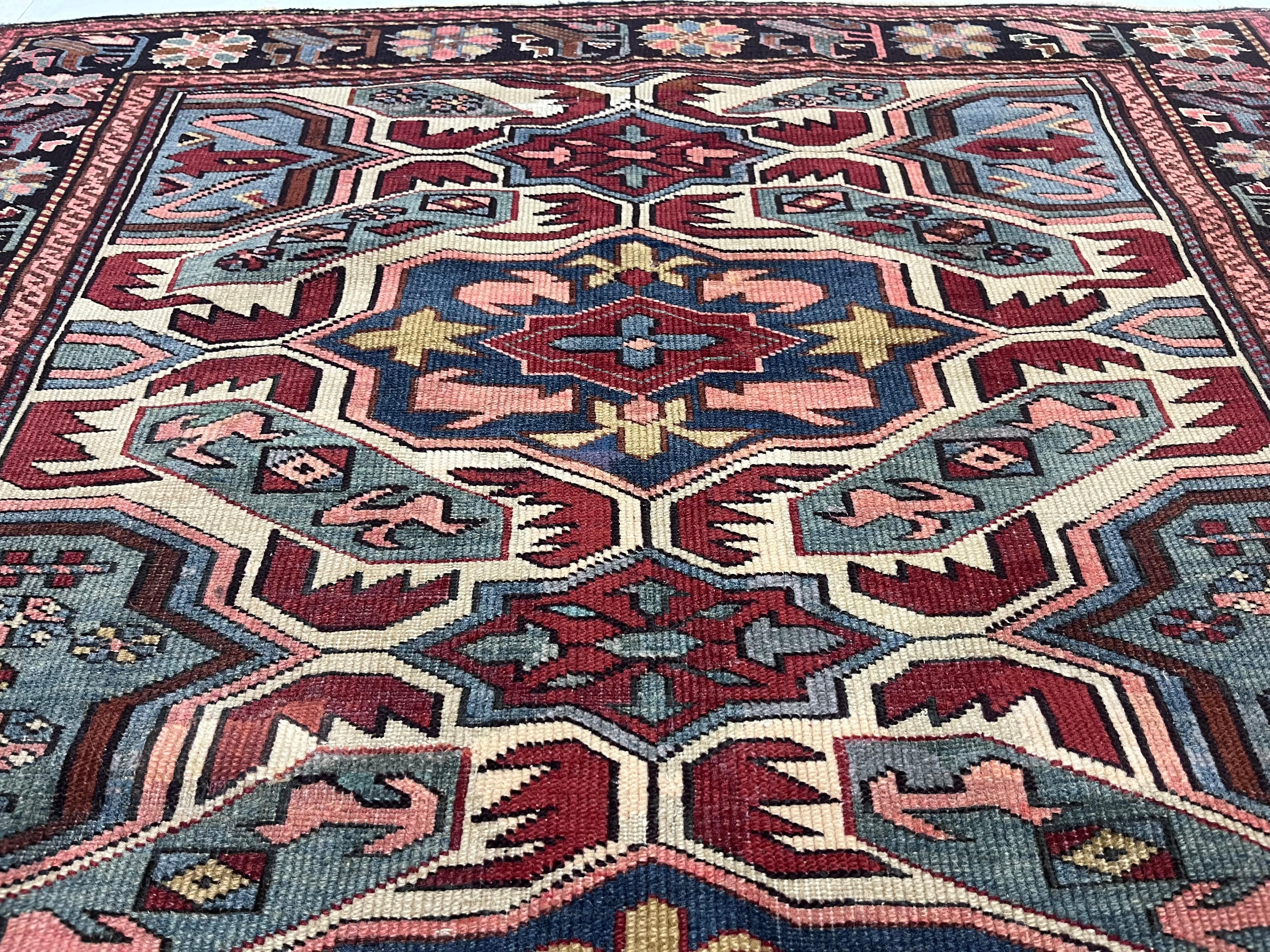 XIXe siècle Tapis ancien Kuba du Caucase 3'7