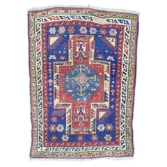 Fine Antique Caucasian Rug 3'0" x 4’2”