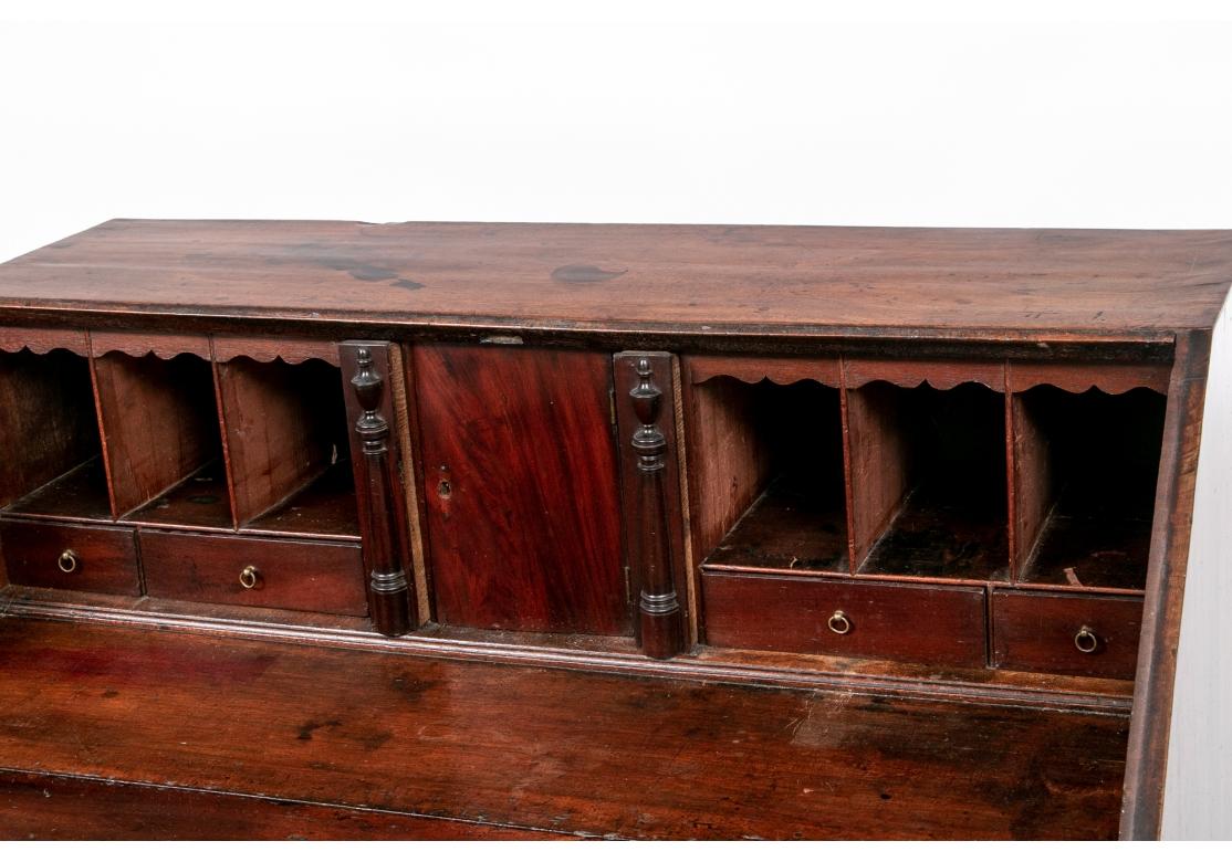 19th Century Fine Antique Chippendale Style Slant Front Desk