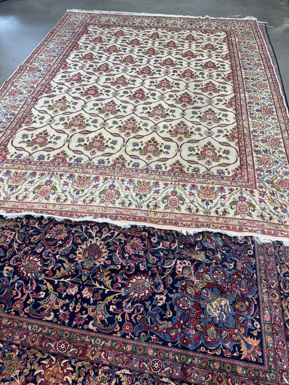 Beautiful Large Size Antique Persian Kerman Rug

Size: 10 ft 1 in x 13 ft 2 in