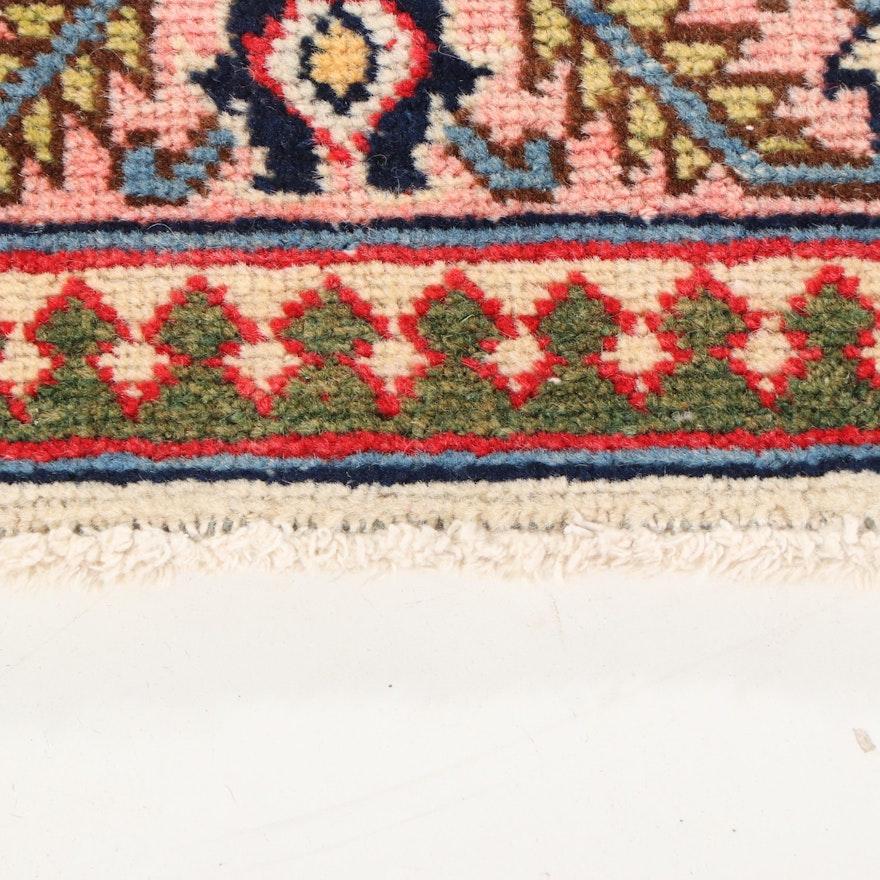 Feiner antiker CIRCA 1960er handgeknüpfter persischer Sarouk-Teppich - 7'5 x 10'4 im Angebot 2