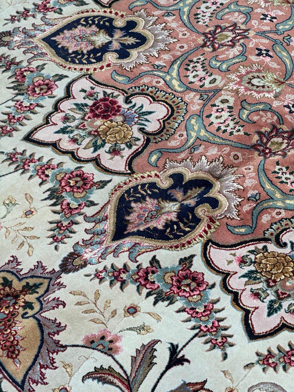 Feiner antiker CIRCA 1960er handgeknüpfter persischer Tabriz-Teppich - 12'8 x 19'10 im Angebot 6