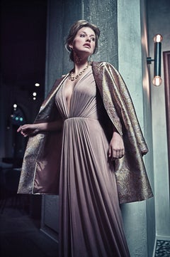 Fiery 18K yellow Gold Georgian Necklace with 15 big citrine stones