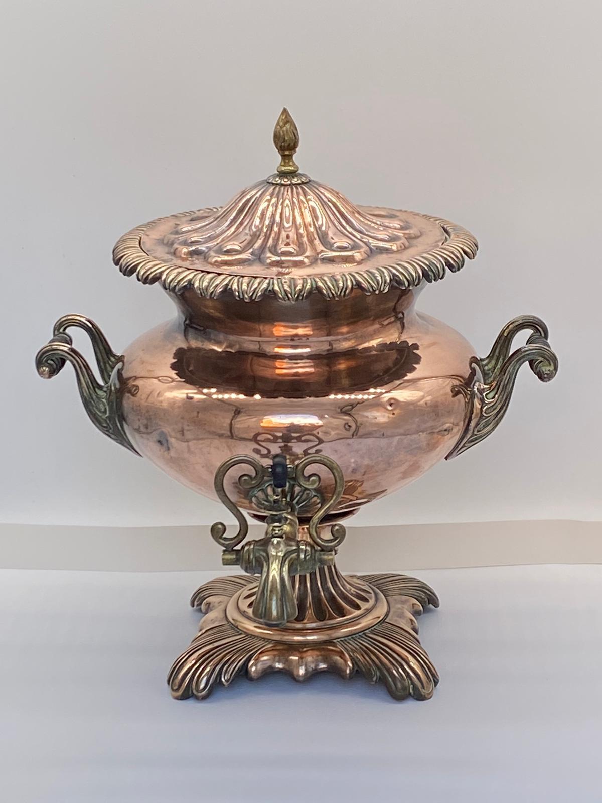 Fine Antique Copper Samovar c.1850 For Sale 1