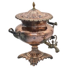 Samovar en cuivre ancien, vers 1850