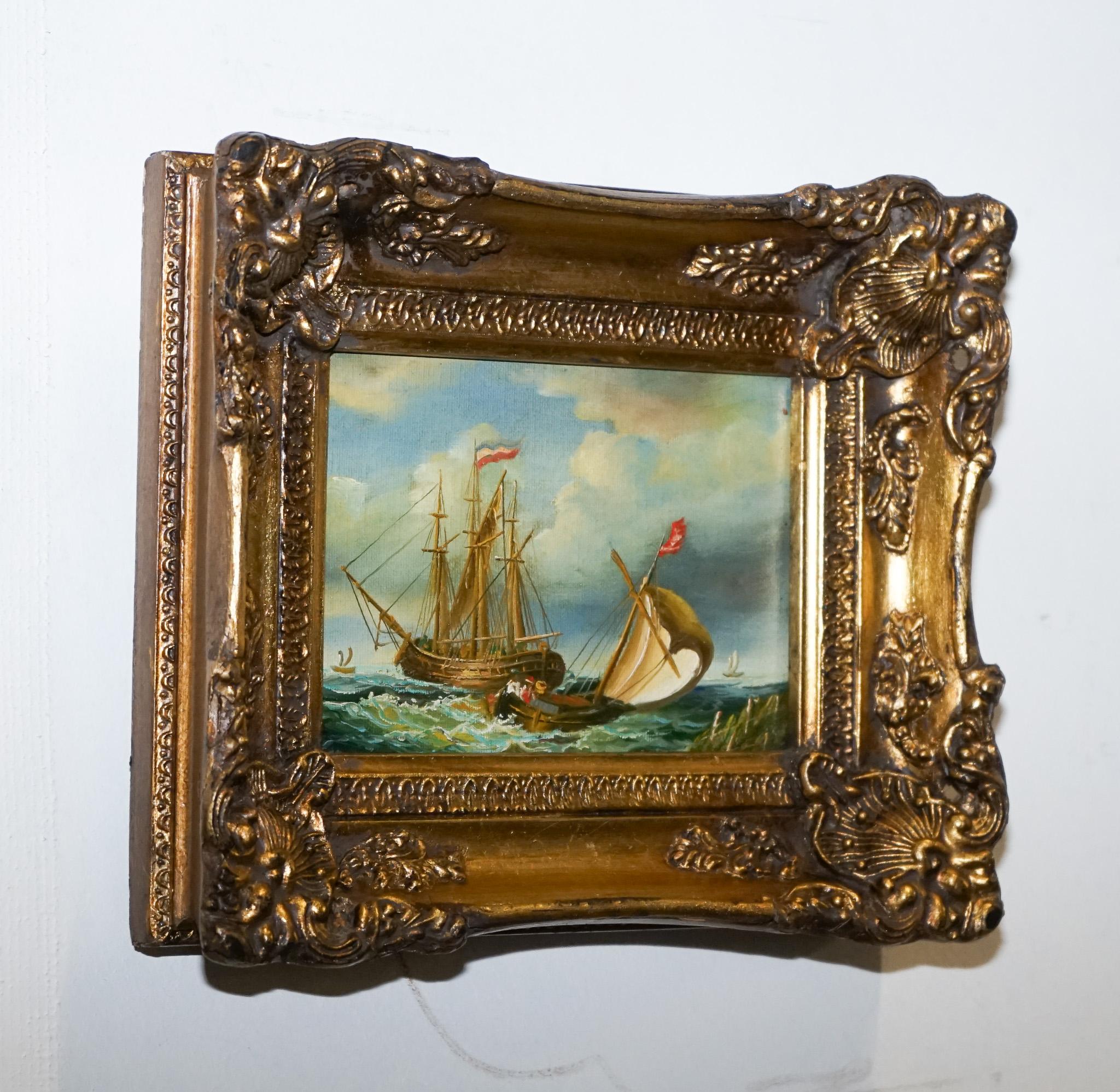 Antigüedades de Londres



Nos complace poner a la venta este cuadro antiguo al óleo.

 De principios del siglo XX, representa un barco francés con exquisito detalle, captando la elegancia del navío y el dramatismo del mar. 

Las hábiles pinceladas
