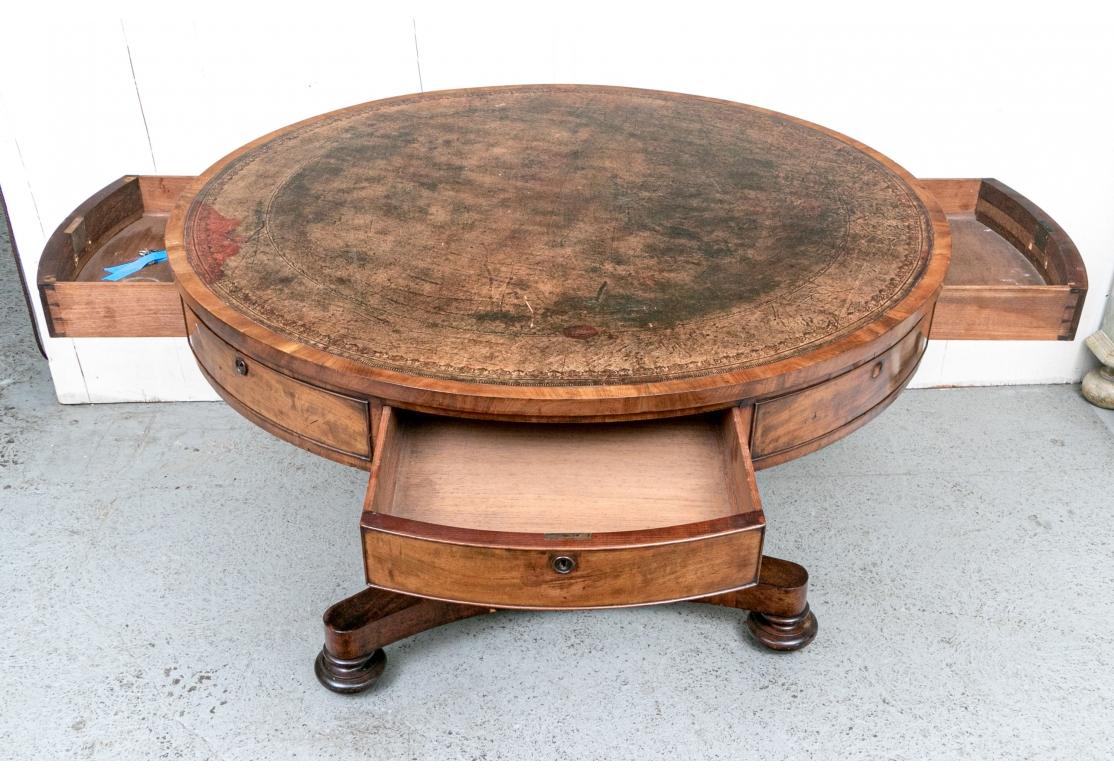 Fine Antique English Banker’s Table For Sale 9