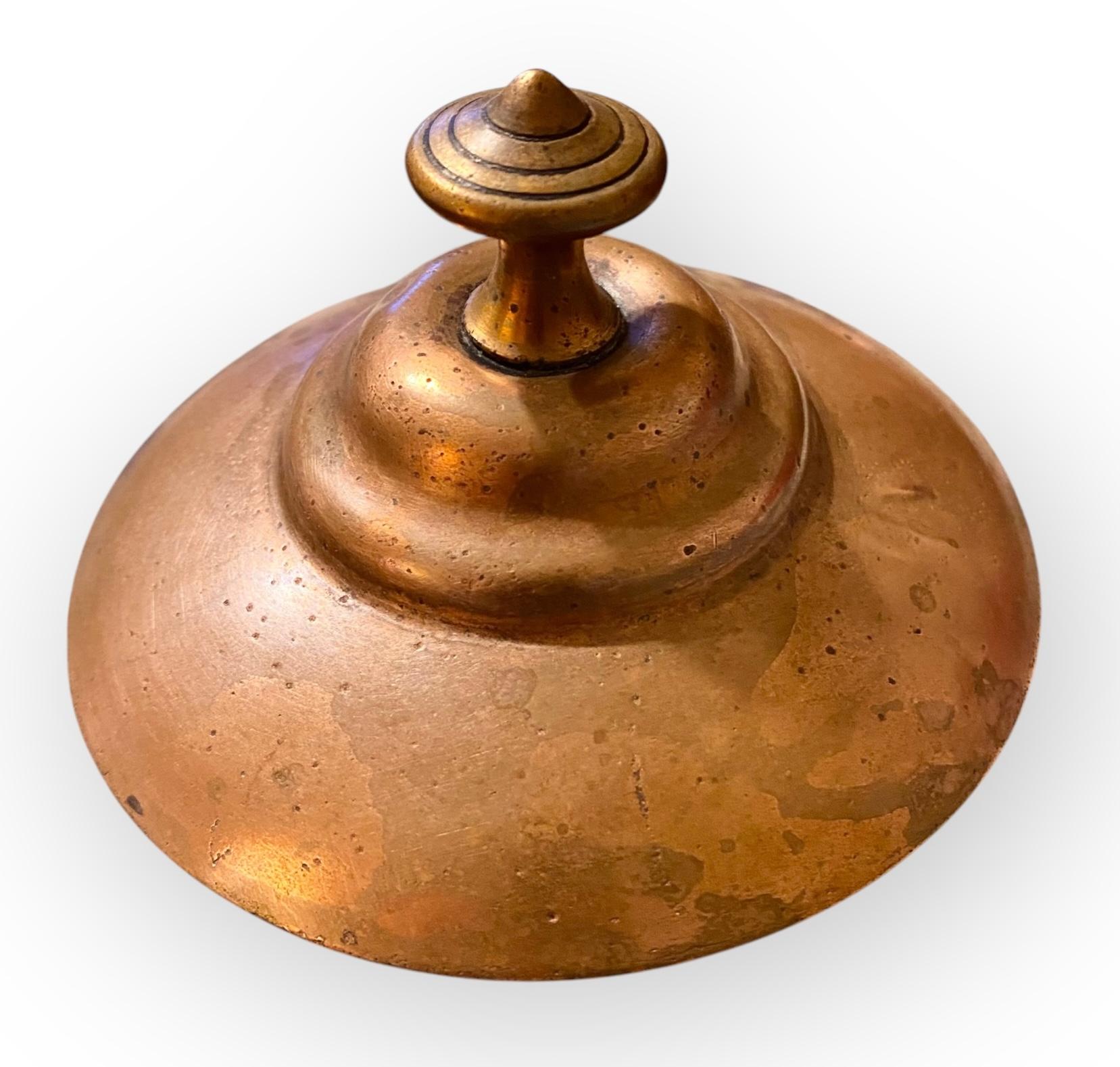 Fine Antique English Georgian Copper And Brass Water Kettle For Sale 8