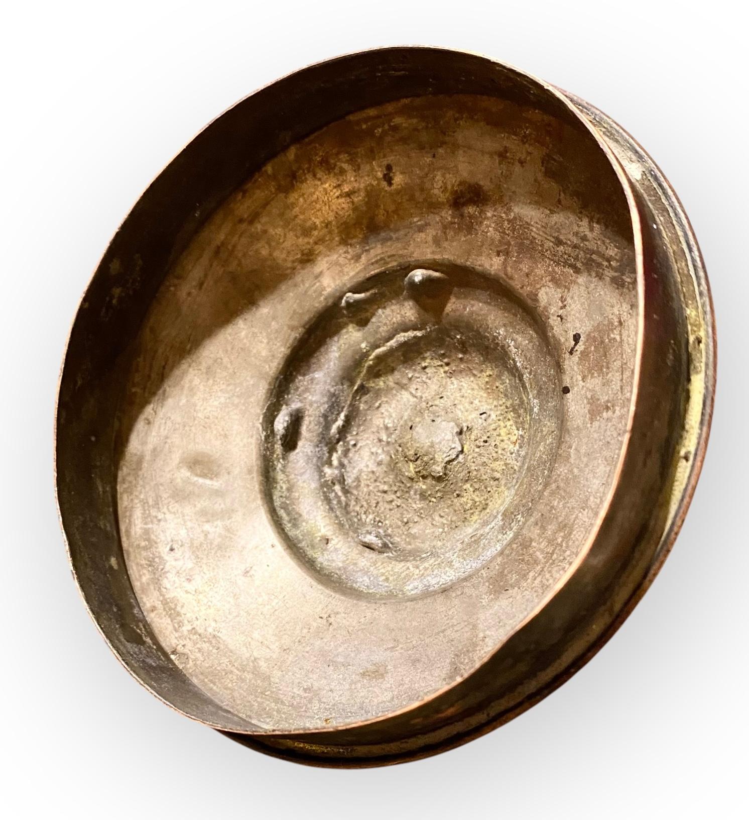 Fine Antique English Georgian Copper And Brass Water Kettle For Sale 9