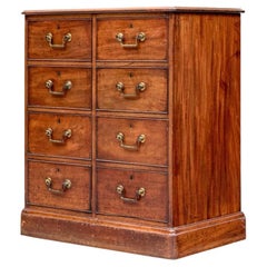 Fine Antique English Mahogany Eight Drawer Chest