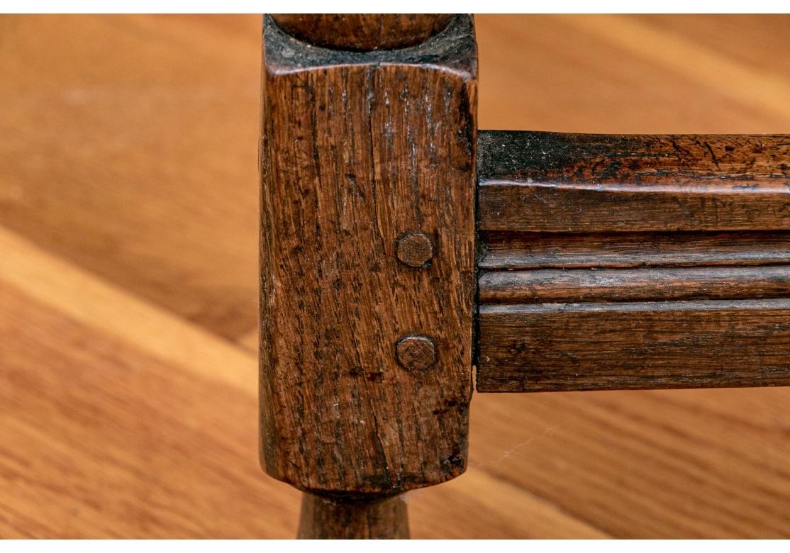 Fine Antique English Oak Writing Table For Sale 3