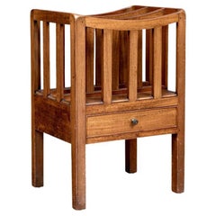 Fine Antique English Walnut Canterbury